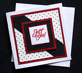 Just For You - Handcrafted (blank) Card - dr16-0011